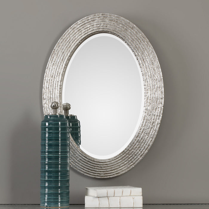 Conder - Oval Mirror - Silver