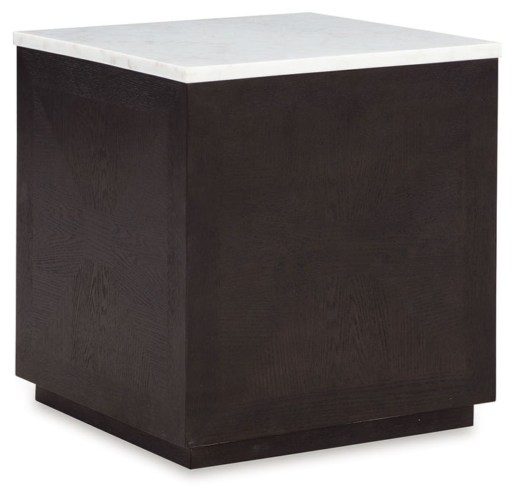 Henridge - Black / White - Accent Table