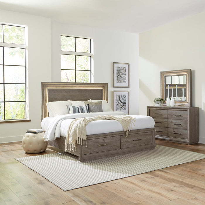 Horizons - Storage Bed, Dresser & Mirror