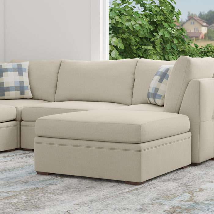 Evelyn - Transitional Square Cocktail Ottoman