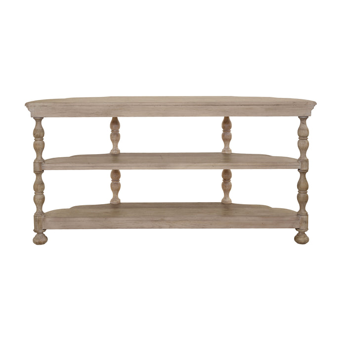 Higgins Street - 2-Shelf Console Table - Brown