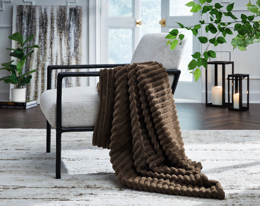 Aldi grey knitted throw sale