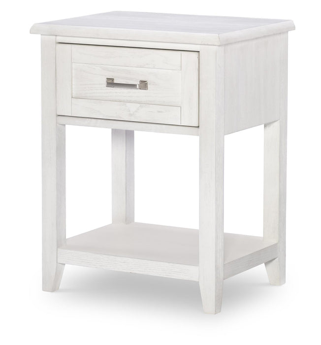 Ashton - One Drawer Nightstand - Bleached Linen