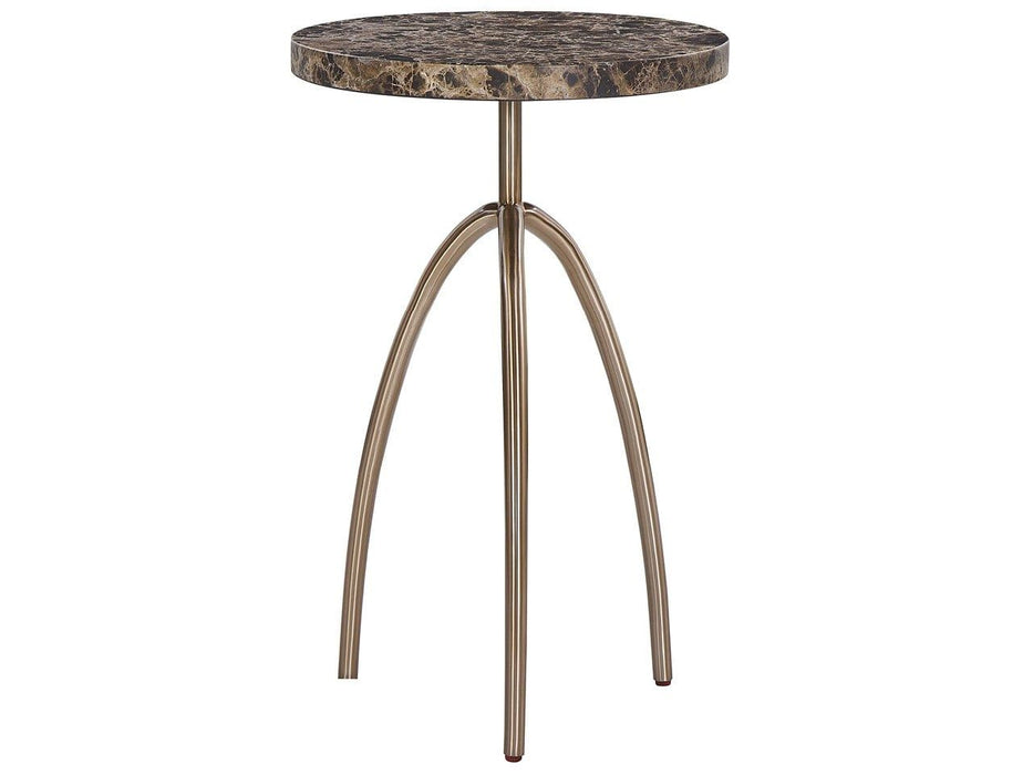 Fenwick - Emperador Table - Dusty Bronze