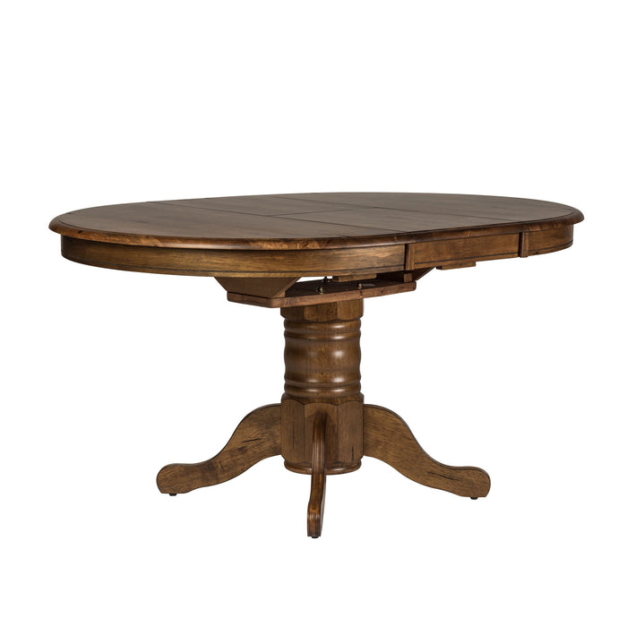 Carolina Crossing - Pedestal Table Set