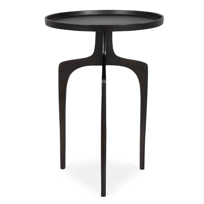 Accent Table - Raw Dark Brown
