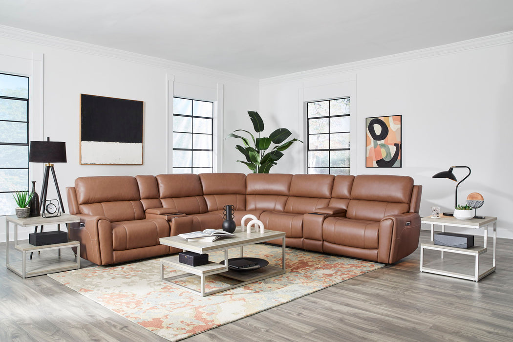 Hancock - Zero Gravity Power Reclining Sectional With Power Adjustable Headrests