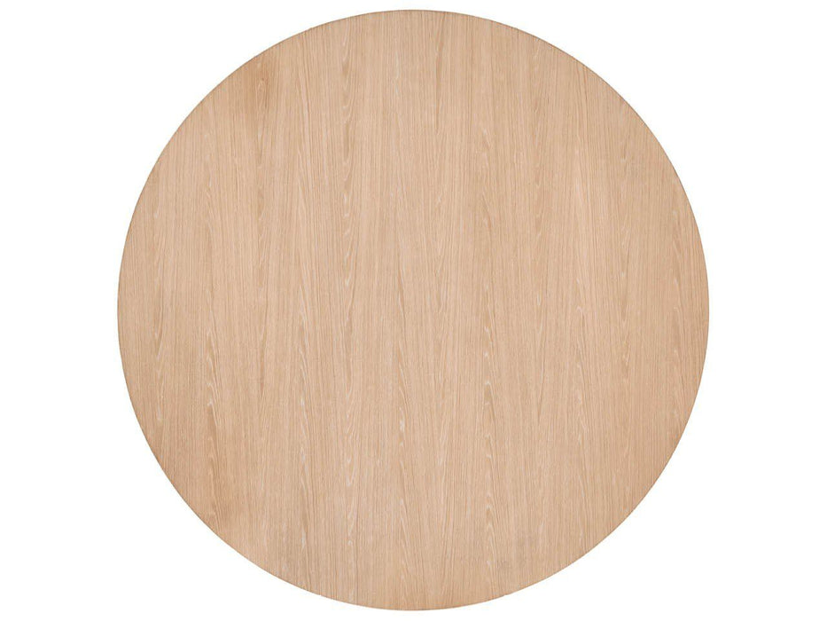 Modern - Callon Round Dining Table - Light Brown