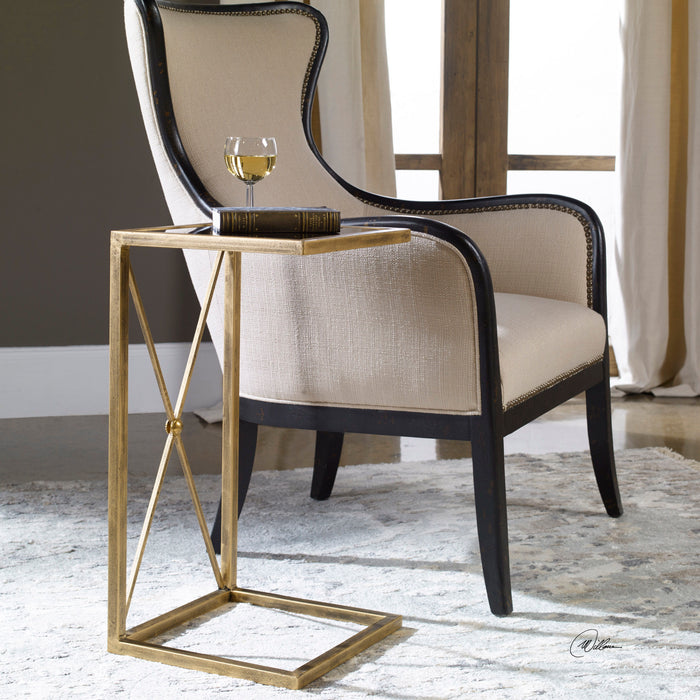 Zafina - Accent Table - Gold