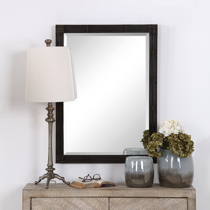 Gower - Vanity Mirror - Aged Black