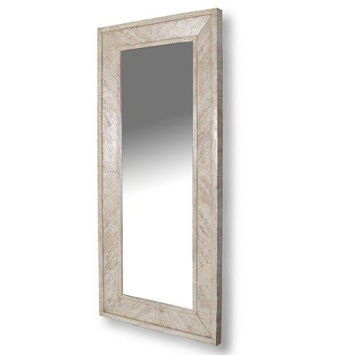 Crossings Monaco - Floor Mirror - Weathered Blanc