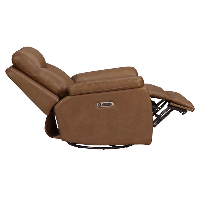 Veracruz - Power Swivel Glider Recliner P2 - Vintage Tan