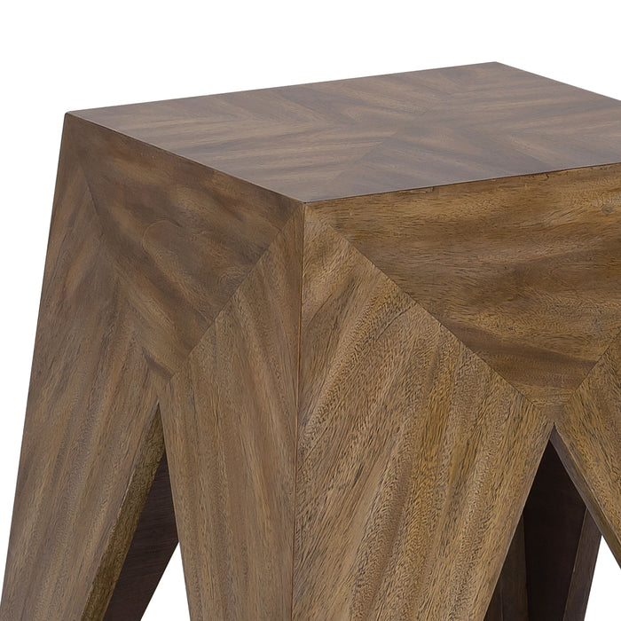 Pulaski Accents - Geometric Shaped Accent Table - Brown