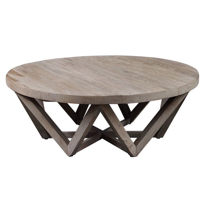 Kendry - Reclaimed Wood Coffee Table - Light Brown