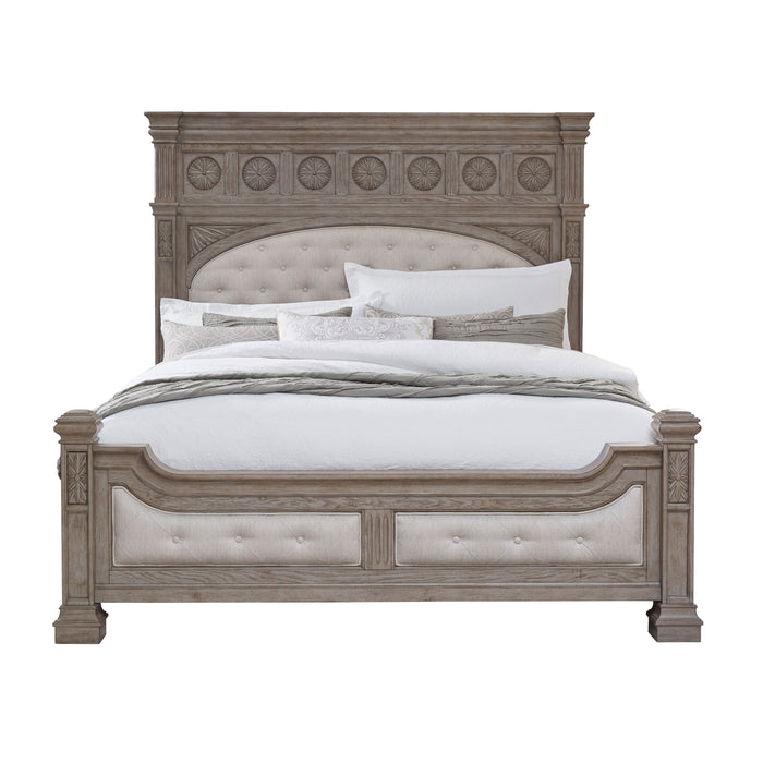 Kingsbury - King Panel Bed - Gray