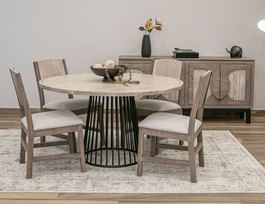 Cosalá - Round Table - Off White And Black