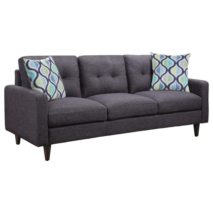 Watsonville - Tufted Back Sofa - Gray