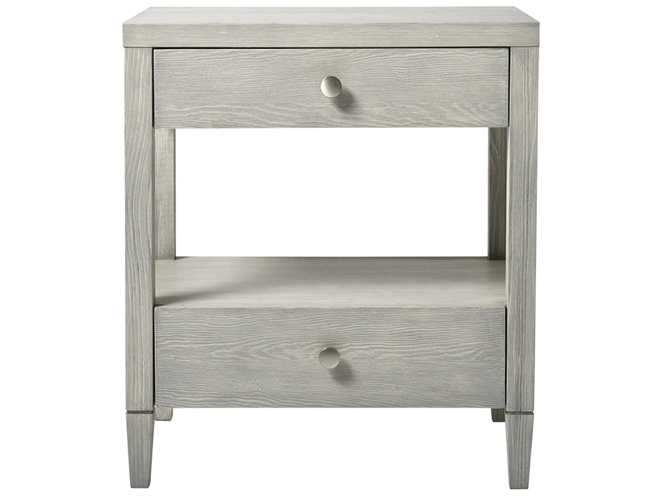 Escape - Bedside Table - Pearl Silver