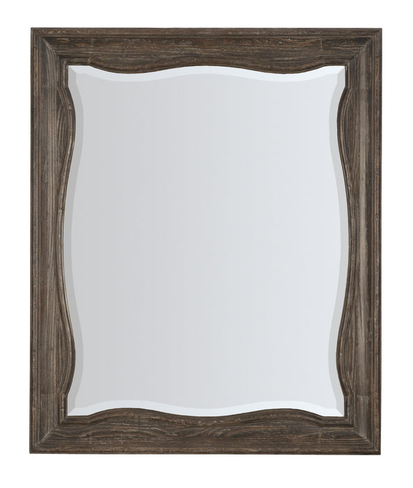 Traditions - Landscape Mirror - Dark Brown