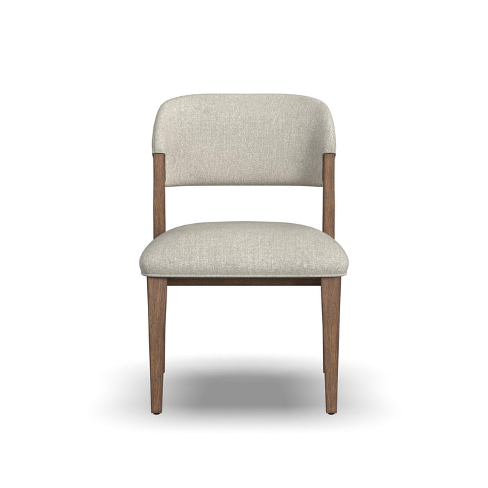 Lyra - Upholstered Barrel Chairs (Set of 2) - Pearl Silver