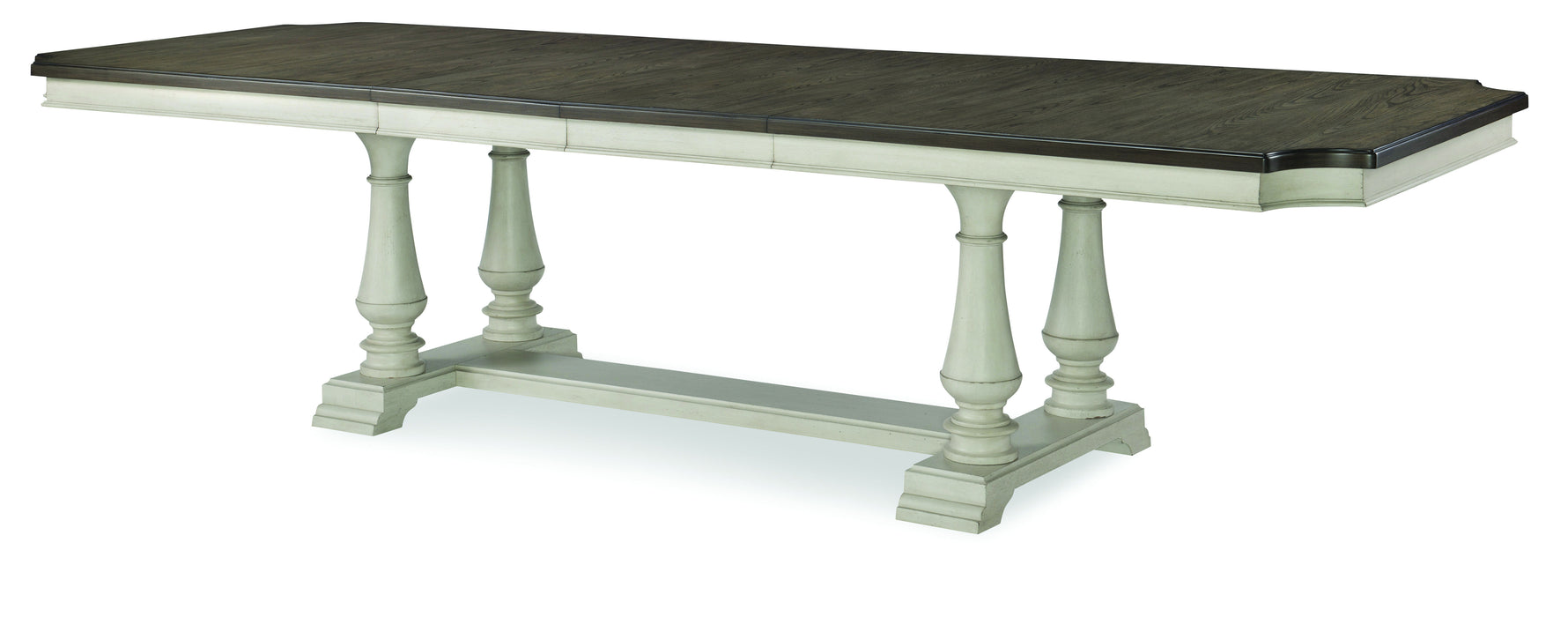 Brookhaven - Complete Trestle Table - Dark Brown