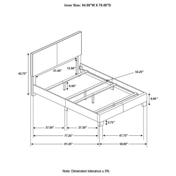 Dorian - Upholstered Bed