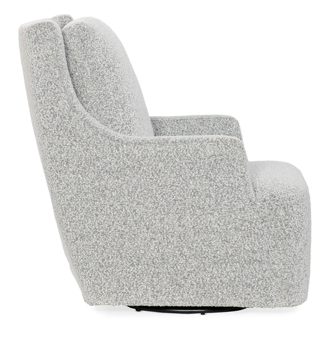 Millie - Swivel Chair - Pearl Silver