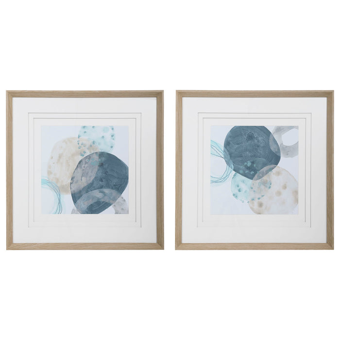 Circlet - Modern Prints (Set of 2) - Blue