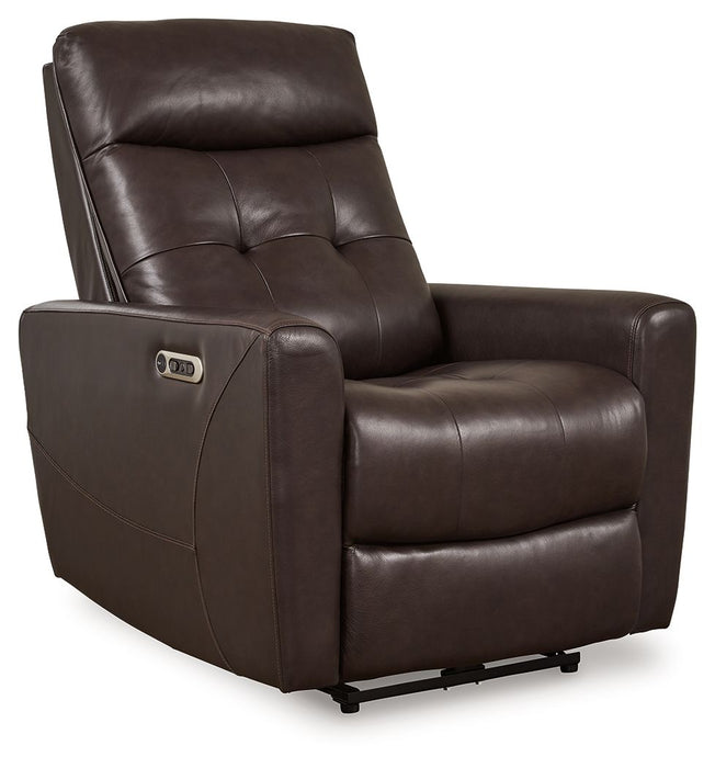 Pisgham - Power Recliner With Adj Headrest