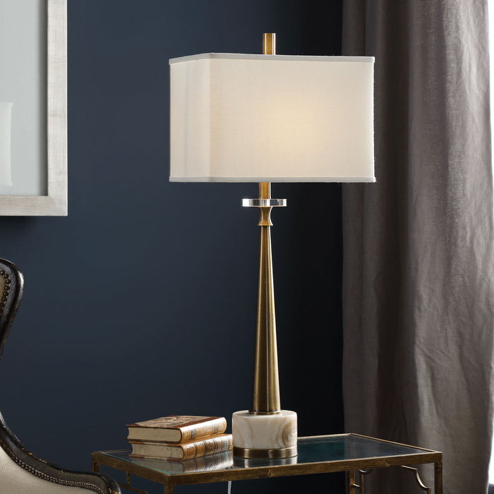 Verner - Tapered Table Lamp - Brass