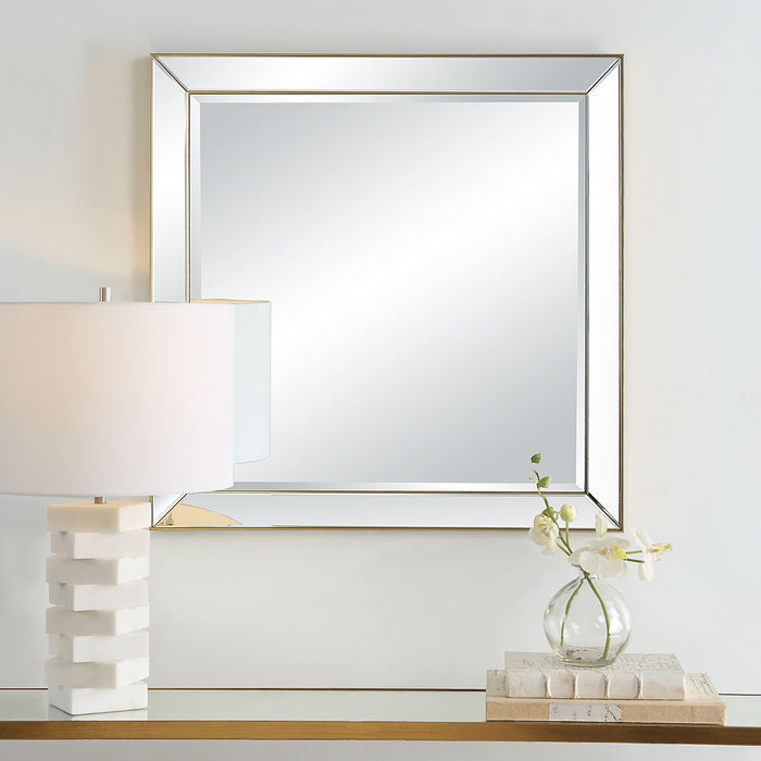 Lytton - Gold Square Mirror