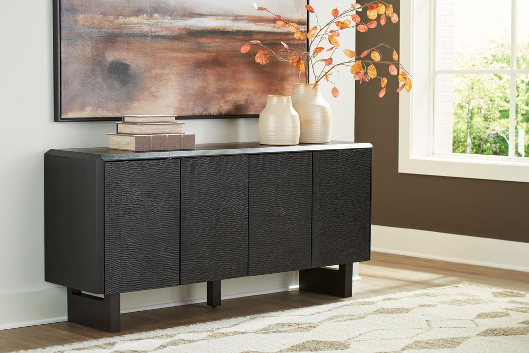 Farrelmore - Black - Accent Cabinet