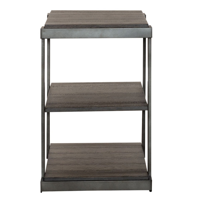 Modern View - Tiered End Table - Dark Gray