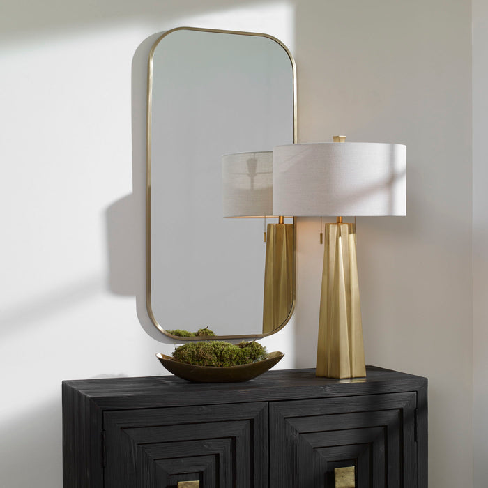 Taft - Mirror - Plated Brass