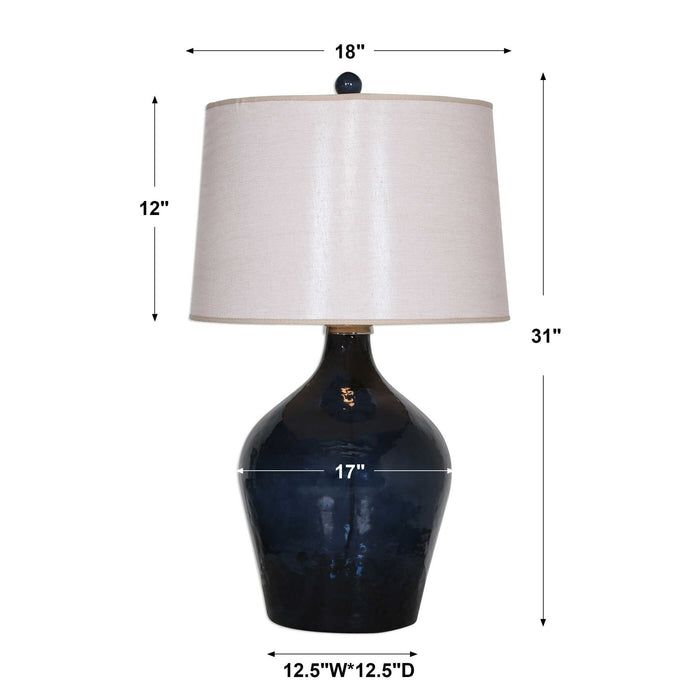 Lamone - Glass Lamp - Blue