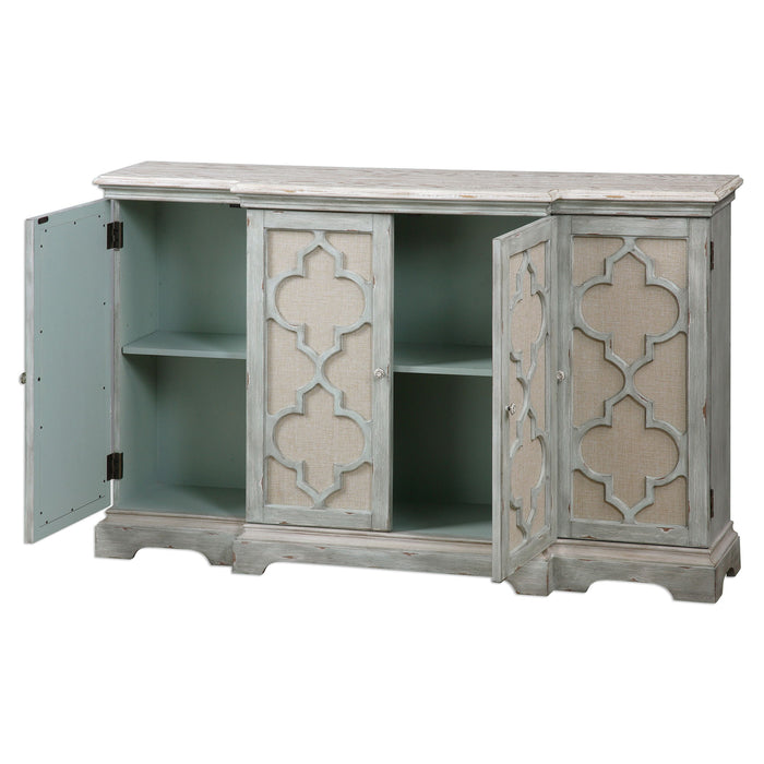 Sophie - 4 Door Cabinet - Grey