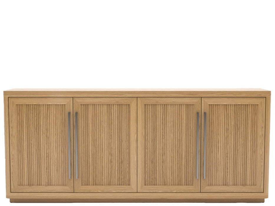 New Modern - Media Credenza - Light Brown