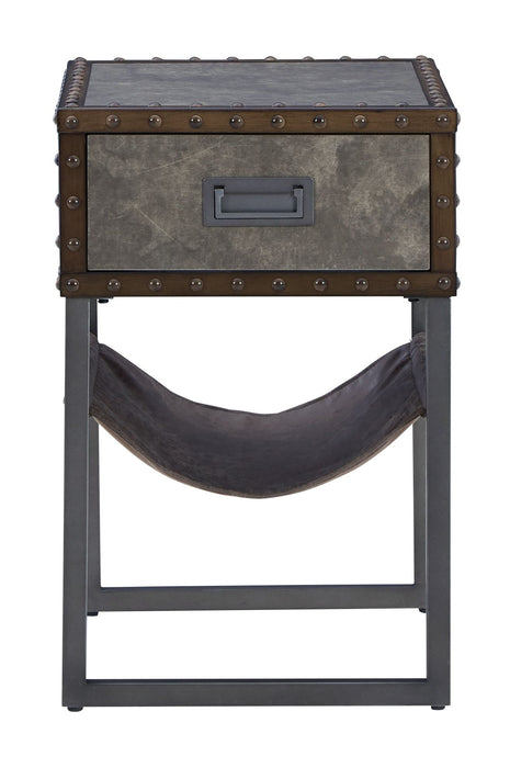 Derrylin - Brown - Chair Side End Table