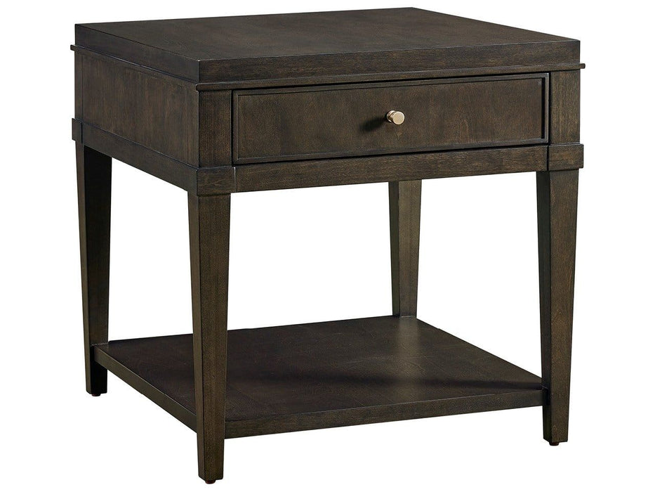 Fenwick - End Table - Dark Brown