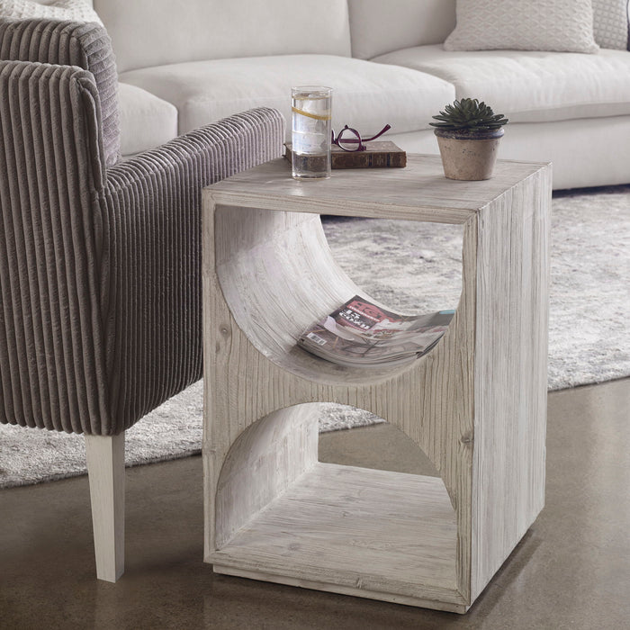 Hans - Side Table - White