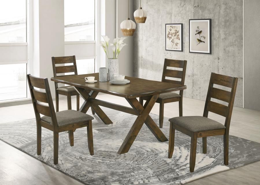 Alston - Rustic Trestle Dining Room Set