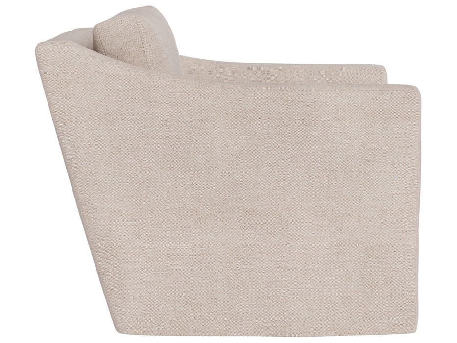 Asher - Slipcover Swivel Chair Outdoor, Special Order - Beige