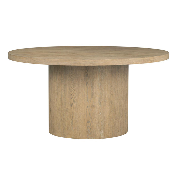 Flow - Complete Round Dining Table - Sandstone