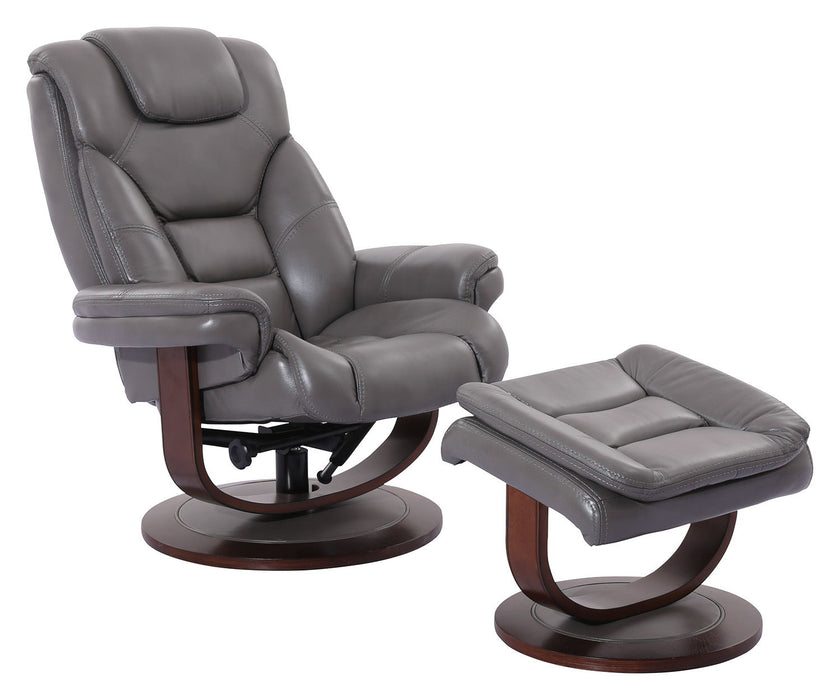 Monarch - Manual Reclining Swivel Chair and Ottoman