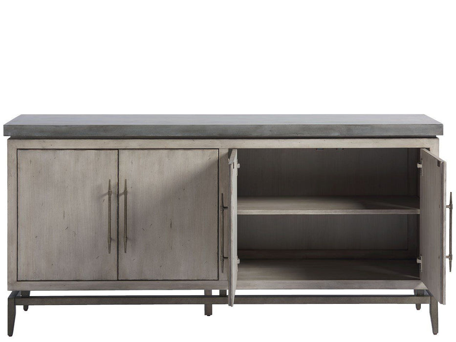 Curated - Sebastian Entertainment Console - Dark Gray