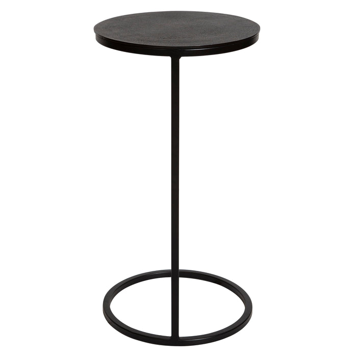 Brunei - Round Accent Table - Black