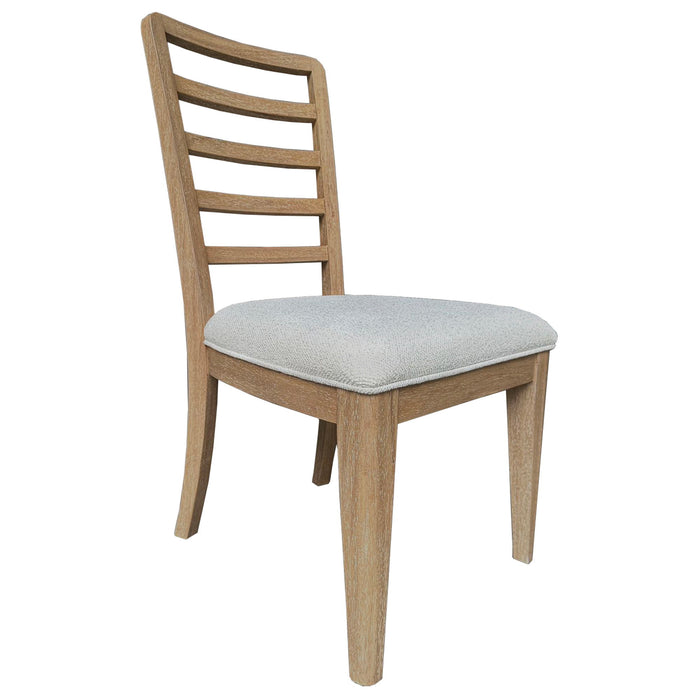 Escape - Dining 54 In. Round Table With 4 Ladderback Chairs - Mirage Mist