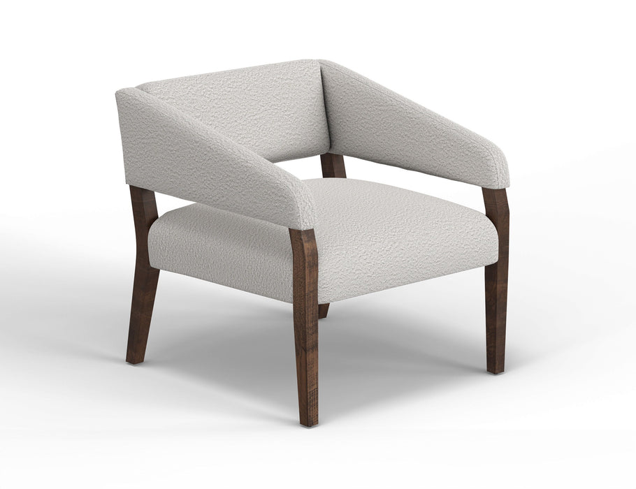 Murcia - Fabric Arm Chair - Light Cream