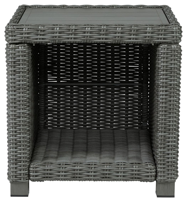 Elite Park - Gray - Square End Table