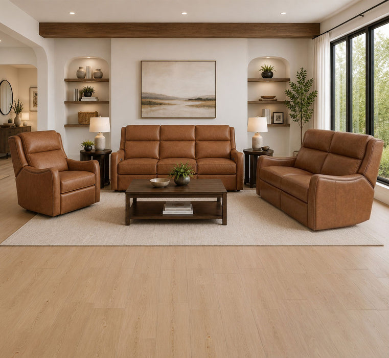 Channing - Power Zero Gravity Loveseat P3 - Renaissance Cinnamon